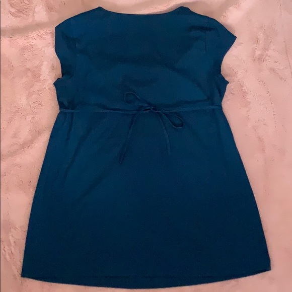 Emerald maternity blouse - Picture 2 of 3